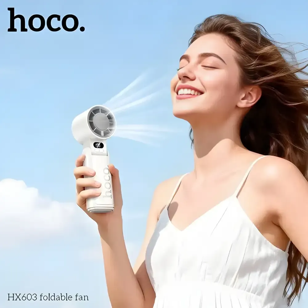 HOCO HX603 Handheld Foldable Cooling Fan in Bd 